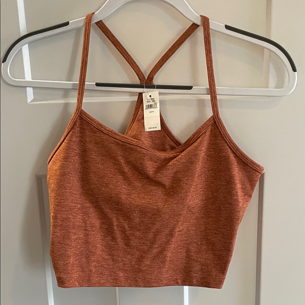 Aerie Burnt Orange Minimalist Top